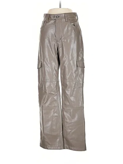 Pre-owned Abercrombie & Fitch Cargo Pants In Silver