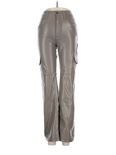Pre-owned Abercrombie & Fitch Cargo Pants In Silver