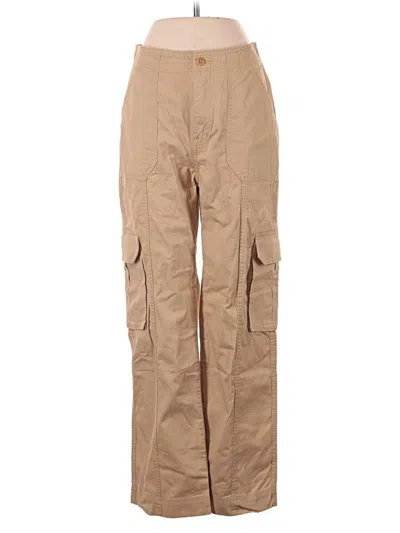 Pre-owned Abercrombie & Fitch Cargo Pants In Tan