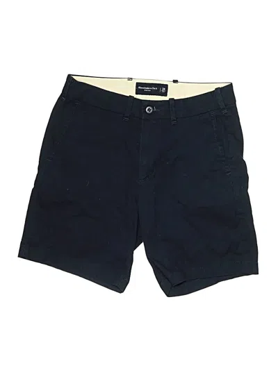Pre-owned Abercrombie & Fitch Cargo Shorts In Blue