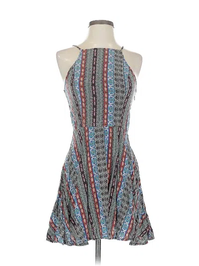 Pre-owned Abercrombie & Fitch Casual Dress In Blue