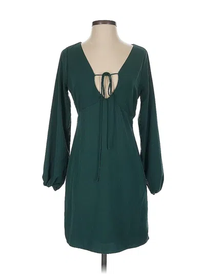 Pre-owned Abercrombie & Fitch Casual Dress In Blue