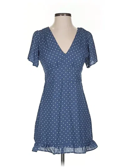 Pre-owned Abercrombie & Fitch Casual Dress In Blue