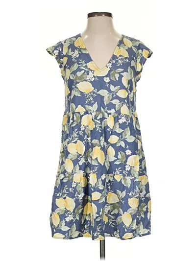Pre-owned Abercrombie & Fitch Casual Dress In Blue