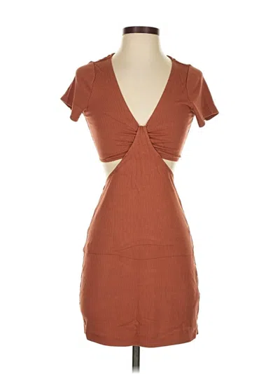 Abercrombie & Fitch Casual Dress In Brown