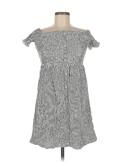 Pre-owned Abercrombie & Fitch Casual Dress In Gray