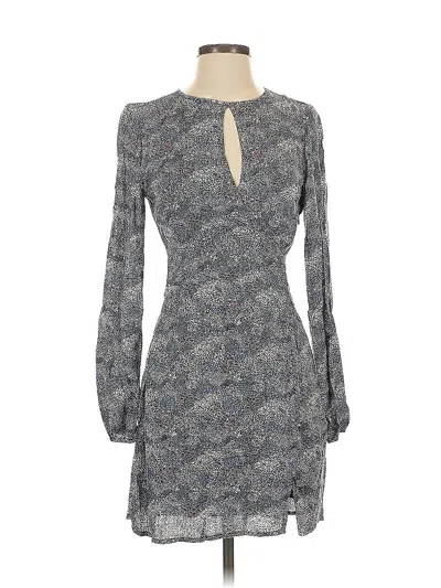 Pre-owned Abercrombie & Fitch Casual Dress In Gray