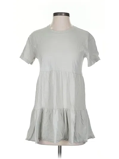 Pre-owned Abercrombie & Fitch Casual Dress In Gray