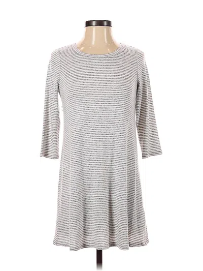Pre-owned Abercrombie & Fitch Casual Dress In Gray