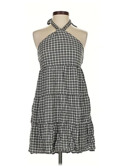Pre-owned Abercrombie & Fitch Casual Dress In Gray