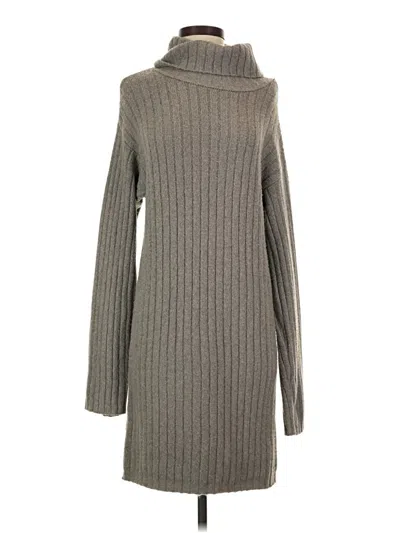 Pre-owned Abercrombie & Fitch Casual Dress In Gray