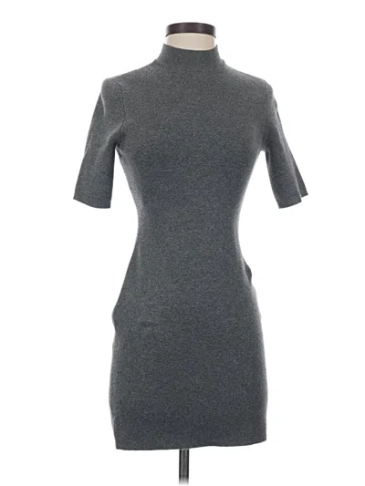Pre-owned Abercrombie & Fitch Casual Dress In Gray
