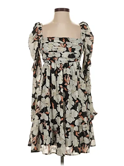 Pre-owned Abercrombie & Fitch Casual Dress In Gray