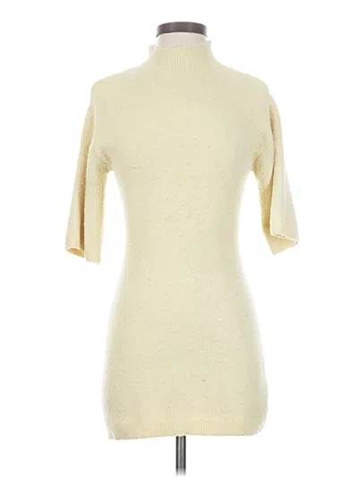 Pre-owned Abercrombie & Fitch Casual Dress In Ivory