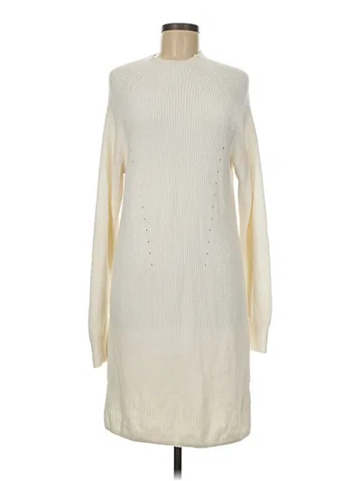 Pre-owned Abercrombie & Fitch Casual Dress In Ivory