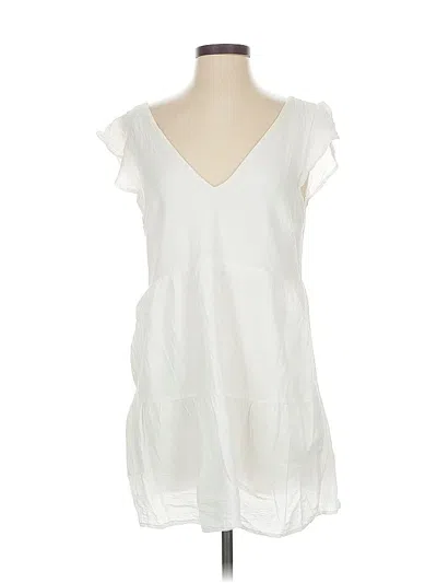 Pre-owned Abercrombie & Fitch Casual Dress In White