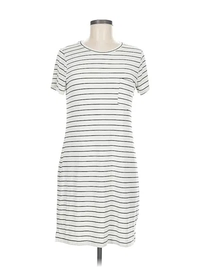 Pre-owned Abercrombie & Fitch Casual Dress In White