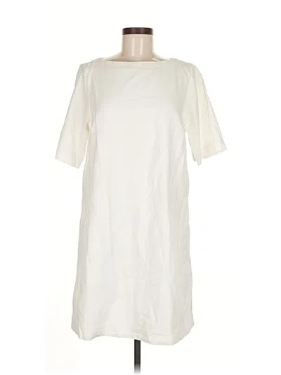 Pre-owned Abercrombie & Fitch Casual Dress In White