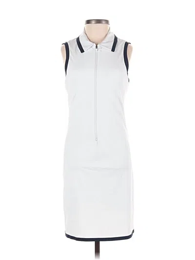 Pre-owned Abercrombie & Fitch Casual Dress In White
