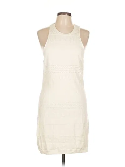 Pre-owned Abercrombie & Fitch Casual Dress In White