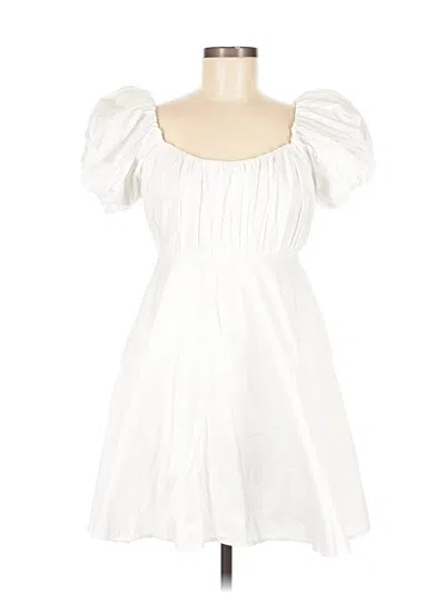 Abercrombie & Fitch Casual Dress In White