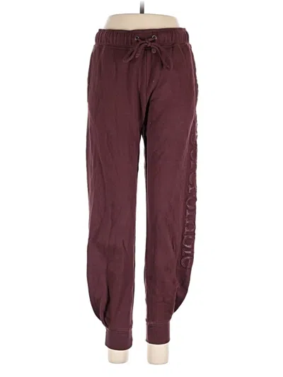 Pre-owned Abercrombie & Fitch Casual Pants In Burgundy