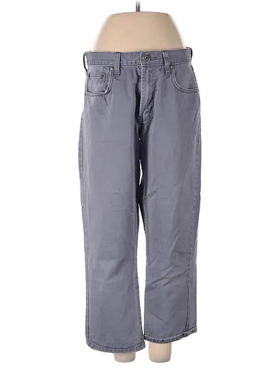 Pre-owned Abercrombie & Fitch Casual Pants In Gray