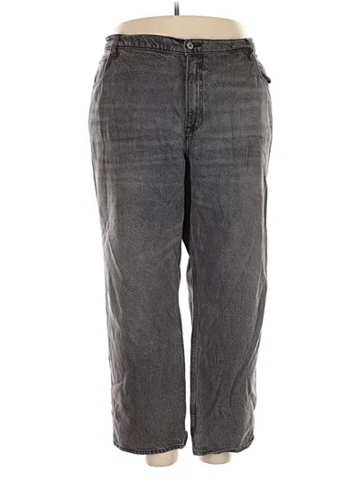 Pre-owned Abercrombie & Fitch Casual Pants In Gray