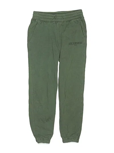 Pre-owned Abercrombie & Fitch Kids' Casual Pants In Green