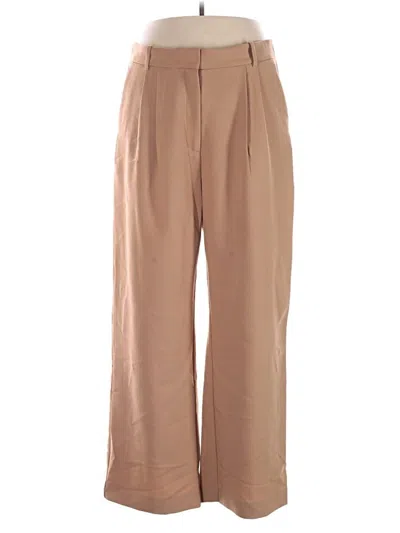 Pre-owned Abercrombie & Fitch Casual Pants In Tan