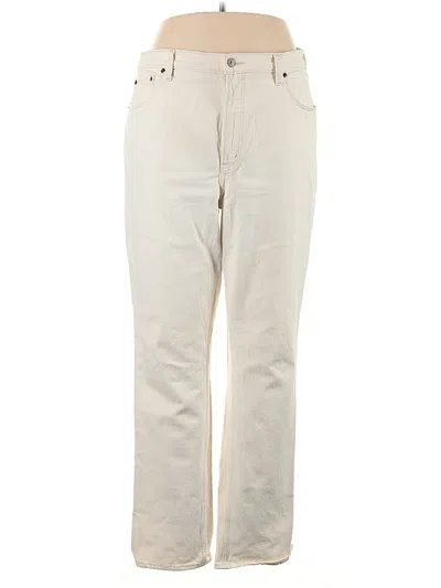 Pre-owned Abercrombie & Fitch Casual Pants In White