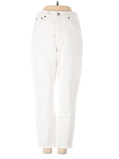Pre-owned Abercrombie & Fitch Casual Pants In White