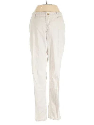 Pre-owned Abercrombie & Fitch Casual Pants In White