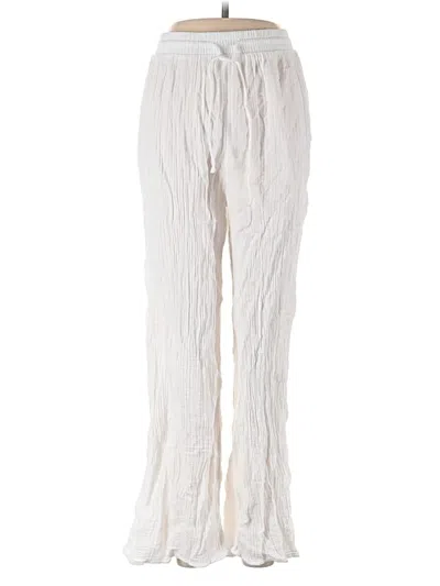 Pre-owned Abercrombie & Fitch Casual Pants In White