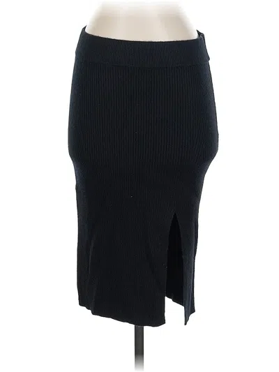 Pre-owned Abercrombie & Fitch Casual Skirt In Black