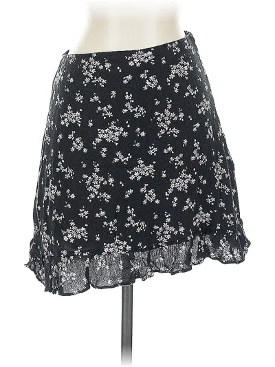 Pre-owned Abercrombie & Fitch Casual Skirt In Black