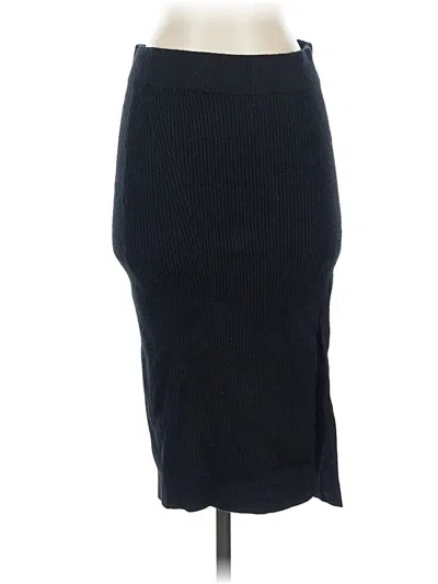 Pre-owned Abercrombie & Fitch Casual Skirt In Black