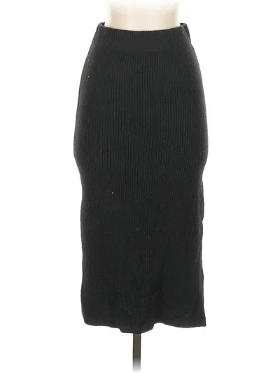 Pre-owned Abercrombie & Fitch Casual Skirt In Black