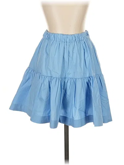 Pre-owned Abercrombie & Fitch Casual Skirt In Blue