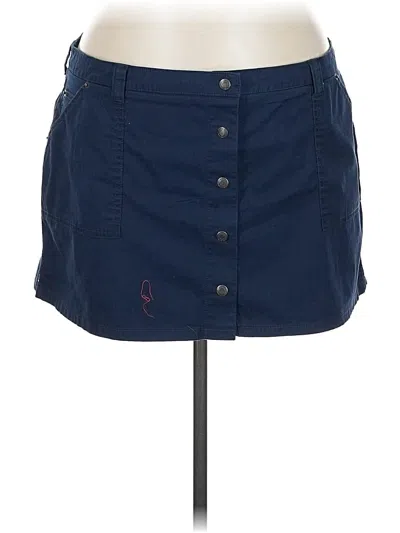 Abercrombie & Fitch Casual Skirt In Blue