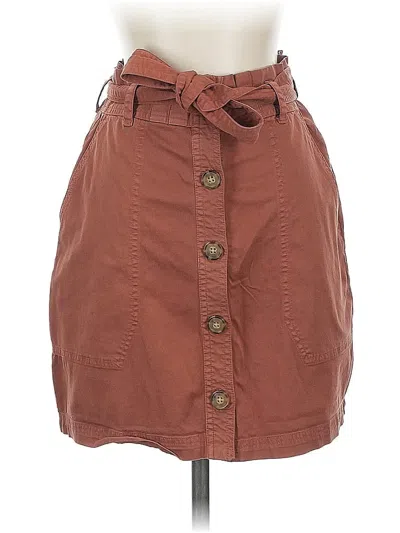 Pre-owned Abercrombie & Fitch Casual Skirt In Brown