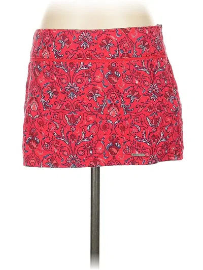 Pre-owned Abercrombie & Fitch Casual Skirt In Red
