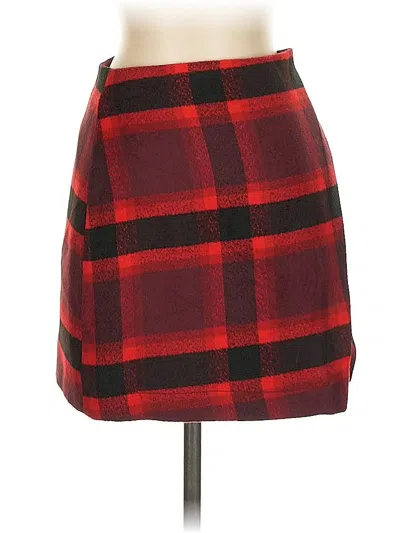 Pre-owned Abercrombie & Fitch Casual Skirt In Red