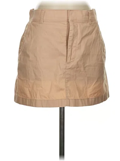 Pre-owned Abercrombie & Fitch Casual Skirt In Tan