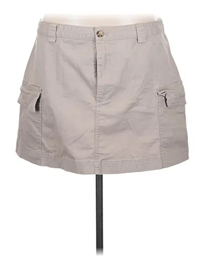 Pre-owned Abercrombie & Fitch Casual Skirt In Tan