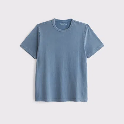 Abercrombie & Fitch Classic Essential Tee In Blue