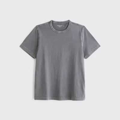 Abercrombie & Fitch Classic Essential Tee In Gray