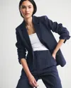 Abercrombie & Fitch Classic Suiting Blazer In Blue