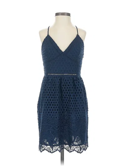 Pre-owned Abercrombie & Fitch Cocktail Dress In Blue