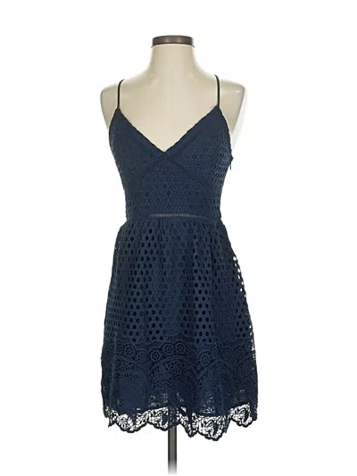 Pre-owned Abercrombie & Fitch Cocktail Dress In Blue